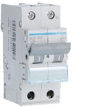 INTERR.MAGN.TERM.1P+N 32A C 4.5KA 2M - HAGER MYN532 - HAGER MYN532 - HAGER MYN532 product photo