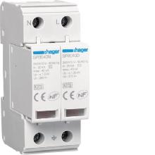 SPD 2P T2 TNS/TT 40KA - HAGER SPB240D - HAGER SPB240D product photo
