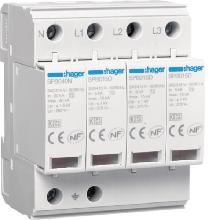 SPD 4P T2 TNS/TT 15KA - HAGER SPB415D - HAGER SPB415D product photo