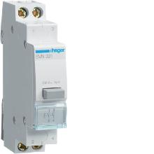 1 PULSANTE NON LUMINOSO A IMPULSO 2NA 1M - HAGER SVN331 product photo