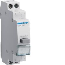 1 PULSANTE NON LUM. A IMPULSO 1NA+1NC 1M - HAGER SVN351 product photo