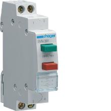 2 PULSANTI NON LUMINOSI 1NC + 1NA 1M - HAGER SVN391 - HAGER SVN391 - HAGER SVN391 product photo
