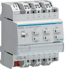 TXA606D – MODULO KNX TP 6 OUT 16A AC1 230V C-LOAD 4M - HAGER TXA606D - HAGER TXA606D product photo