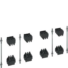 KIT PORTABARRE 3F+N X 2 BARRE 5MM Q.EVO - HAGER UC825BB - HAGER UC825BB product photo