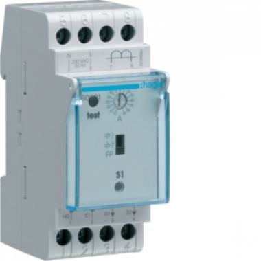 RELE' GESTIONE CARICHI 1 USCITA 15-60A 1M - HAGER 60001 product photo Photo 01 3XL