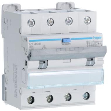 DIFF MAGN 4P 30MA A-HI 16A 6KA C 4M - HAGER ADH466H - HAGER ADH466H - HAGER ADH466H product photo Photo 01 3XL