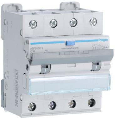 DIFF MAGN 4P 30MA AC 10A 10KA C 4M - HAGER ADQ460H - HAGER ADQ460H - HAGER ADQ460H product photo Photo 01 3XL