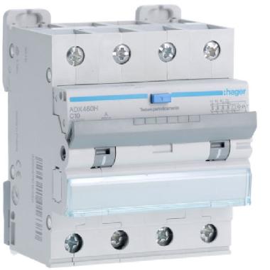 DIFF MAGN 4P 30MA A 10A 10KA C 4M - HAGER ADX460H - HAGER ADX460H - HAGER ADX460H product photo Photo 01 3XL