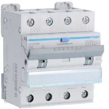 DIFF MAGN 4P 300MA AC 20A 10KA C 4M - HAGER AFQ470H - HAGER AFQ470H - HAGER AFQ470H product photo Photo 01 3XL