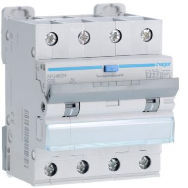 DIFF MAGN 4P 300MA AC 32A 10KA C 4M - HAGER AFQ482H - HAGER AFQ482H product photo Photo 01 3XL