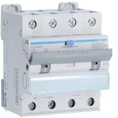 DIFF MAGN 4P 300MA A-HI 10A 10KA C 4M - HAGER AFR460H - HAGER AFR460H - HAGER AFR460H product photo Photo 01 3XL