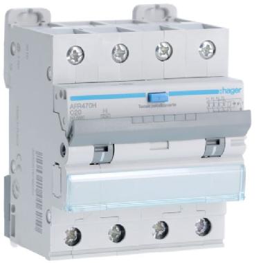 DIFF MAGN 4P 300MA A-HI 20A 10KA C 4M - HAGER AFR470H - HAGER AFR470H - HAGER AFR470H product photo Photo 01 3XL