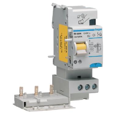 BLOCCO DIFFERENZIALE 3P 30MA <25A AC 2M - HAGER BD326N product photo Photo 01 3XL