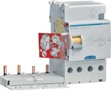 BLOCCO DIFFERENZIALE 4P 300MA <63A A 3M - HAGER BF463N product photo Photo 01 3XL