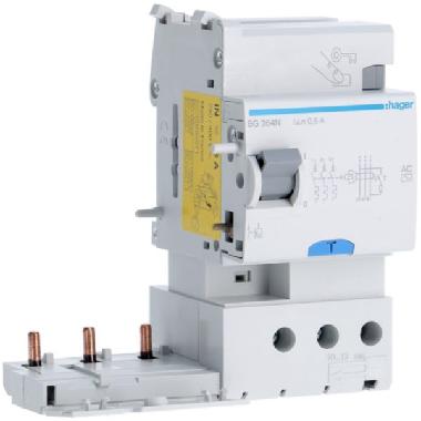 BLOCCO DIFFERENZIALE 3P 500MA <63A AC 3M - HAGER BG364N product photo Photo 01 3XL