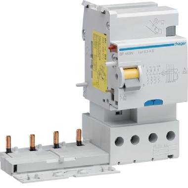 BLOCCO DIFFERENZIALE S 4P 300MA <63A A 3M - HAGER BP463N product photo Photo 01 3XL