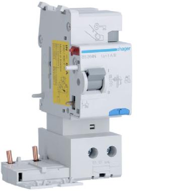 BLOCCO DIFFERENZIALE S 2P 1A <63A AC 2M - HAGER BS264N product photo Photo 01 3XL