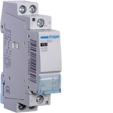 CONTATTORE STD+ 2NA 24VAC 25A 1M - HAGER ESD225 product photo Photo 01 3XL