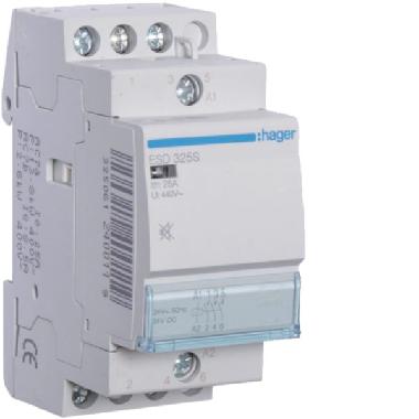 CONTATTORE SIL 3NA 24VAC/24VDC 25A 2M - HAGER ESD325S - HAGER ESD325S product photo Photo 01 3XL