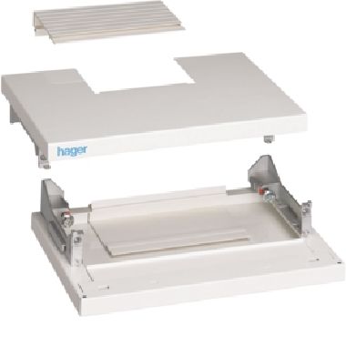 DUE TESTATE IP40 QUADRO 4 L370 - HAGER FC415 product photo Photo 01 3XL