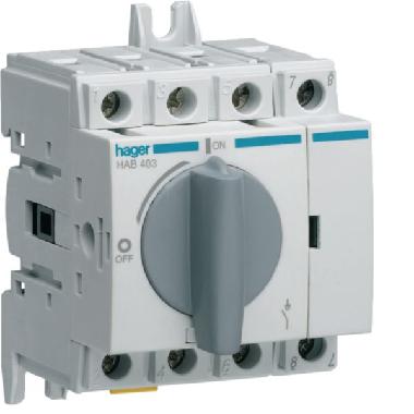 INT.MAN.SEZIONATORI 4P 32A 3.5M - HAGER HAB403 - HAGER HAB403 product photo Photo 01 3XL