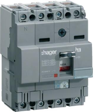 INTERR AUTOM X160 4P 25KA 63A SGANC TM - HAGER HHA064H - HAGER HHA064H - HAGER HHA064H product photo Photo 01 3XL