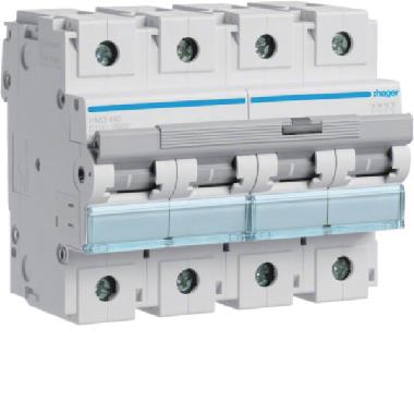 HMD490 - INTERRUTTORE AUTOMATICO 4P 100A 15KA D 6M - HAGER HMD490 - HAGER HMD490 product photo Photo 01 3XL