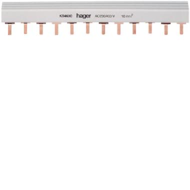 BARRETTE A PUNTALE 4P 63A 24M - HAGER KB463C product photo Photo 01 3XL