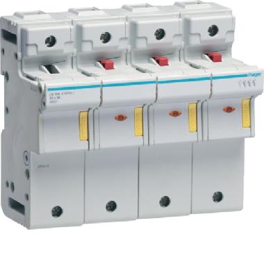 PORTAFUSIBILE ACCESSORIO 22X58 3P+N 8M - HAGER LS704 product photo Photo 01 3XL