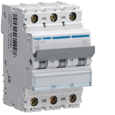 INTERR.MAGN.TERM.3P 6A C 4.5KA 3M - HAGER MYN306 - HAGER MYN306 - HAGER MYN306 product photo Photo 01 3XL