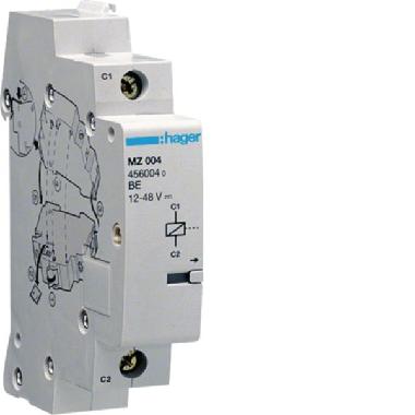 BOBINA DI SGANCIO LANCIO CORRENTE 24-48V CA 1M - HAGER MZ204 product photo Photo 01 3XL