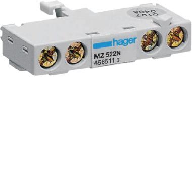 CONTATTO AUSILIARIO 1NA 1-2M - HAGER MZ522N product photo Photo 01 3XL