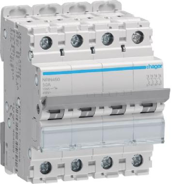 INTERR.MAGN.TERM.4P 50A C 25KA 4M - HAGER NRN450 - HAGER NRN450 - HAGER NRN450 product photo Photo 01 3XL