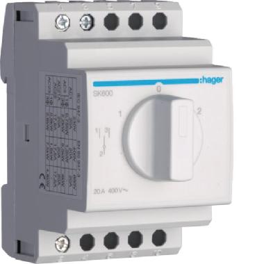 INVERTITORE UNIPOLARE 1NA 3M - HAGER SK600 - HAGER SK600 product photo Photo 01 3XL