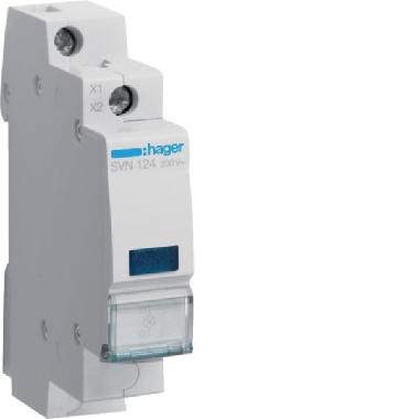 1 SEGNALATORE LUMINOSO BLU 1M - HAGER SVN124 product photo Photo 01 3XL