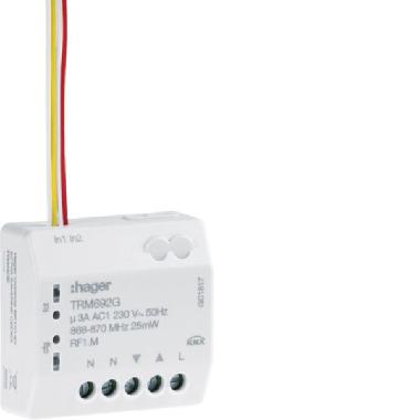 MOD.KNX RF 2 IN + 1 VENEZ 3A 230V 2 FILI QL - HAGER TRM692G - HAGER TRM692G - HAGER TRM692G product photo Photo 01 3XL