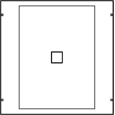 KIT QUADRO X INT MAN HA400-630 L600 - HAGER UC005 product photo Photo 01 3XL