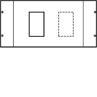 KIT QUADRO INT X250/H250 VERT L600 COM MOT - HAGER UC321HM product photo Photo 01 3XL
