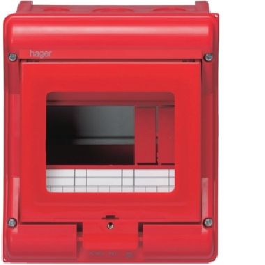 VECTOR IP65 PARETE 4+2 MOD EMERGENZA - HAGER VE105A product photo Photo 01 3XL