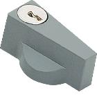 MANIGLIA+CHIAVE ORION PLUS RAL7046 - HAGER FL96Z product photo