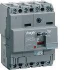 HHA081H - INTERRUTTORE AUTOMATICO X160 4P 25KA 80A SGANC TM - HAGER HHA081H - HAGER HHA081H product photo