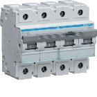 INTERRUTTORE AUTOMATICO 4P 100A 15KA C 6M - HAGER HMC490 product photo