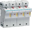 PORTAFUSIBILE ACCESSORIO 22X58 3P+N 8M - HAGER LS704 product photo