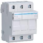 PORTAFUSIBILE UL 10.3X38 3P 3M - HAGER LU503 - HAGER LU503 product photo