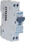 INTERR. AUTOM.1P+N 10A 4.5KA B 1M - HAGER MHN510A - HAGER MHN510A product photo