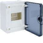 GOLF IP40 CENTRALINO PARETE 4M PORTA TRASPARENTE - HAGER VS104TG product photo