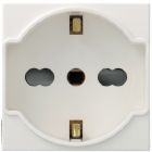 SYSTO 2M SCHUKO BIPASSO 10/16A BIANCA - HAGER WS116 - HAGER WS116 product photo