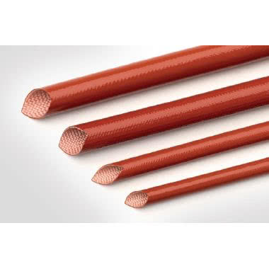 Calza vetro-silicone 2. 5kV  d. 12 rosso - HELLERMANNTYTON 176-10114 product photo Photo 02 3XL
