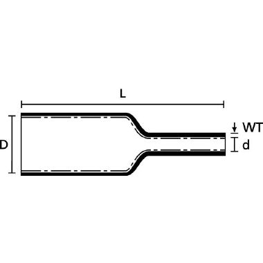 Termo media colla 4:1 barra MA47-75/22 - HELLERMANNTYTON 323/20750 product photo Photo 03 3XL