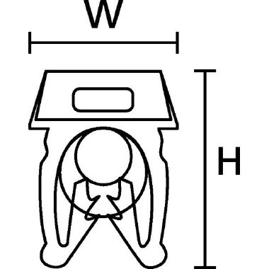 Segnafili a clip WIC2-2 - HELLERMANNTYTON 561/02624 product photo Photo 06 3XL